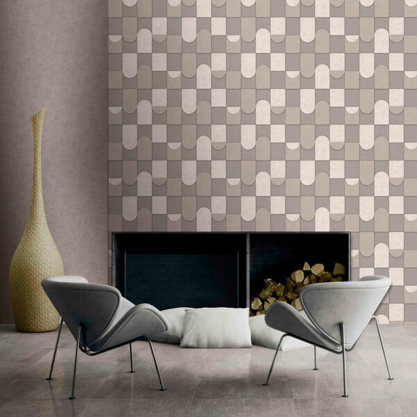 PATCHWORK Taupe-Anthracite - Imagen 2