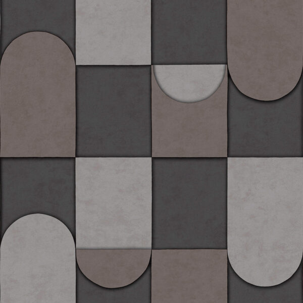 PATCHWORK Taupe-Anthracite