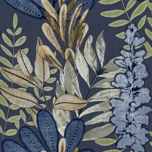 EMBROIDERY FLORAL COAL - Imagen 2